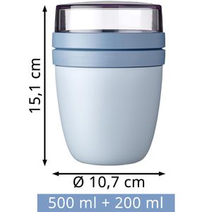 Produktbild für Müslibecher Mepal Lunchpot Ellipse Nordic blue