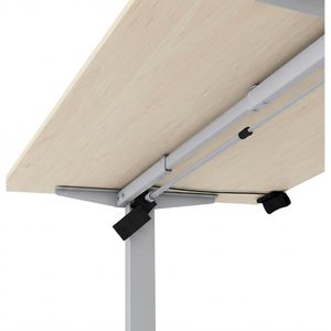 Produktbild für Schreibtisch Kerkmann Move small office, ahorn / silber