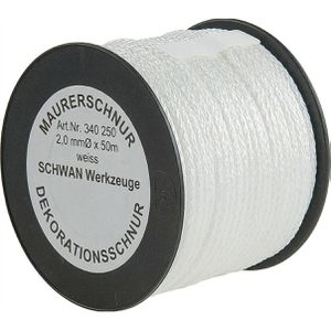 Maurerschnur Schwan 340250, weiß
