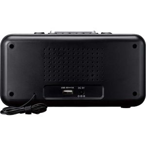 Produktbild für Radiowecker Lenco CR-28BK