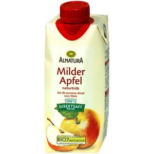 Produktbild für Saft Alnatura Milder Apfel naturtrüb, ohne Zuckerzusatz, BIO