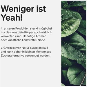 Produktbild für Glycin natural-elements Aminosäure L-Glycin, Getränkepulver