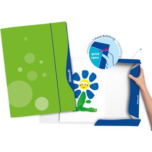 Produktbild für Zeichenmappe Pelikan quick open 237642, grün, A3