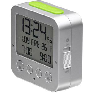 Produktbild für Wecker TFA 60.2528.54 Bingo silber, digital