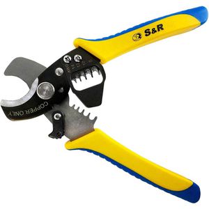 Kabelschere S&R 3in1 Elektro-Kabelschneider, bis 10 mm²
