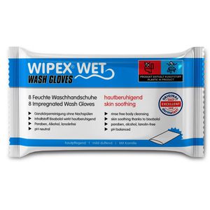 Produktbild für Einmalwaschlappen Wipex Wet Waschhandschuhe