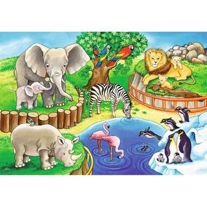 Produktbild für Puzzle Ravensburger 07602, Tiere im Zoo