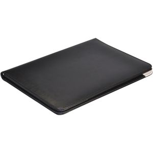 Produktbild für Schreibmappe Monolith schwarz, Lederfaserstoff