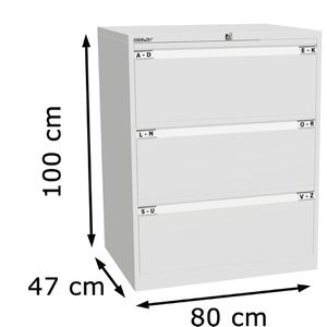 Produktbild für Hängeregisterschrank Bisley Essentials YESF0810