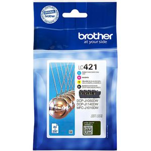Produktbild für Tinte Brother LC-421VAL Value Pack
