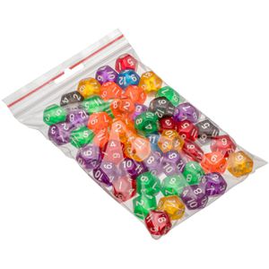 Produktbild für Würfel Philos 7550, transparent, bunt