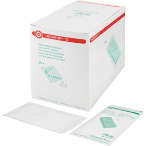 Produktbild für Vlieskompressen Nobamed Nobatop 12, 6-lagig, steril