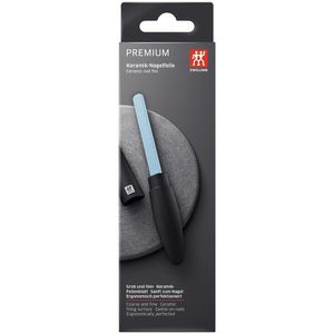 Produktbild für Nagelfeile Zwilling Premium schwarz, aus Keramik