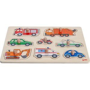 Produktbild für Motorikspielzeug Goki 57996, Verkehrsmittel