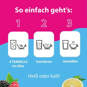 Produktbild für Tee TEABALLS Mint Drink Hot &amp; Cold