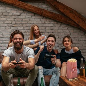 Produktbild für Popcorn-Tüten Relaxdays 10028739 rot/weiß
