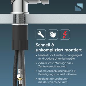 Produktbild für Küchenarmatur Schütte London, chrom