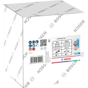 Produktbild für Fächerschleifscheibe Bosch X451, 2608626161, Set