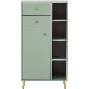 Produktbild für Badschrank Schildmeyer Bjarne 153172, mit 4 Füßen, pistazie