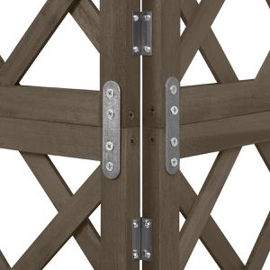 Produktbild für Rankgitter vidaXL 316408, grau, freistehend