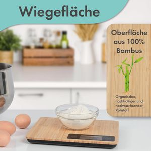 Produktbild für Küchenwaage Proficook PC-KW 1271, Tara-Funktion, Teilung 1 g