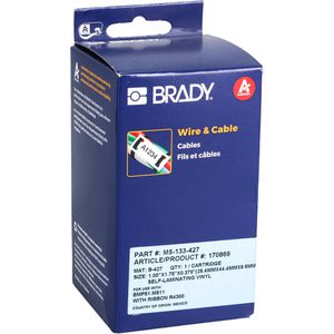 Produktbild für Schriftband Brady M5-133-427, 44,45 x 9,53mm