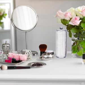 Produktbild für Wattepadspender Relaxdays 10026559, transparent