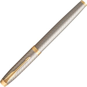 Produktbild für Füller Parker IM Premium Warm Silver G.C., Feder F