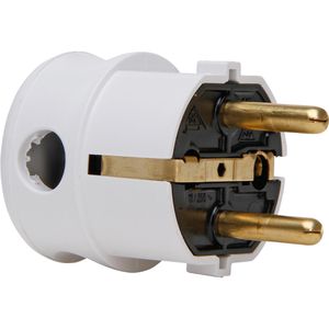 Produktbild für Schutzkontaktstecker Kopp 178502007, weiß