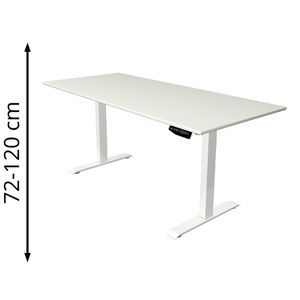 Schreibtisch Kerkmann Move 1, weiß / weiß