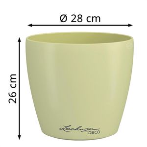 Produktbild für Übertopf Lechuza-DECO 28, linde, Ø 28 x 26 cm