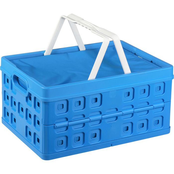 Sunware Klappbox Square, 57200611, 32 Liter, mit Griff, blau, mit  Kühltasche, 49 x 36 x 24,5 cm – Böttcher AG