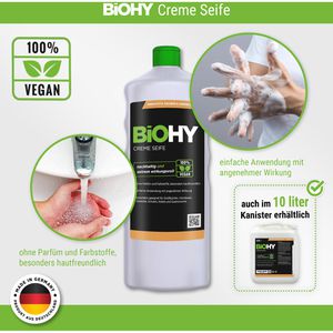 Produktbild für Seife BiOHY Cremeseife, 100% vegan