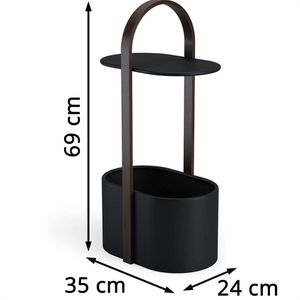 Produktbild für Beistelltisch Umbra Bellwood, 1013760-048, schwarz