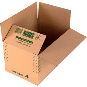 Faltkartons progress Premium, 1-wellig 10 Stück