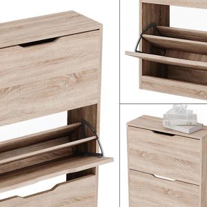 Produktbild für Schuhschrank Vicco Luca, sonoma eiche