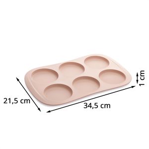 Produktbild für Backform Tescoma DELLA CASA, für 6 Burgerbrötchen, aus Silikon