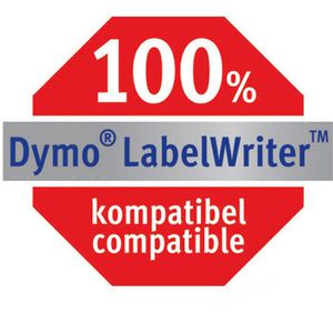 Produktbild für Dymo-Etiketten Zweckform für Dymo 1983172, weiß
