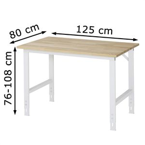 Produktbild für Arbeitstisch Rau Tom, höhenverstellbar