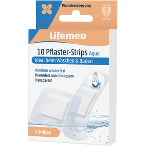 Produktbild für Pflaster Lifemed Aqua, 10 Strips