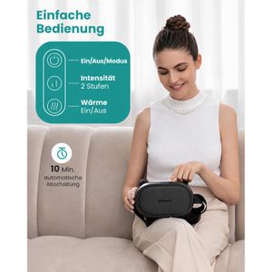 Produktbild für Nackenmassagegerät Nekteck Mini 6D Shiatsu, schwarz, mit Akku