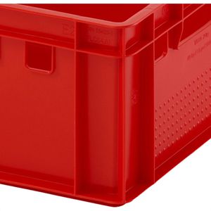 Produktbild für Eurobox AUER Fleischkiste E2, rot, 40 Liter, lebensmittelecht