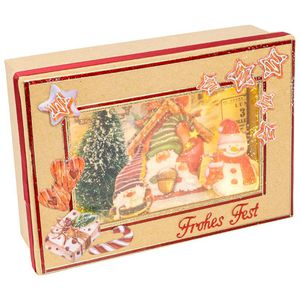 Produktbild für Geschenkbox Ideen-mit-Herz 012696, Kraftpapier braun