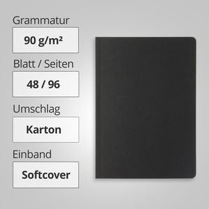 Produktbild für Notizbuch Geiger Tablet-Book, Karton Softcover
