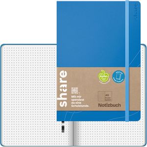 Produktbild für Notizbuch share 4-0014010, Upcycling, Kunstleder Hardcover