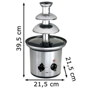 Produktbild für Schokobrunnen Clatronic SKB 3248, inox, 170 Watt