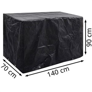 Produktbild für Gartenmöbel-Abdeckung vidaXL 41646, schwarz