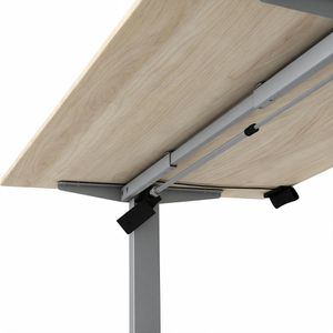 Produktbild für Schreibtisch Kerkmann Move small office, ahorn / silber
