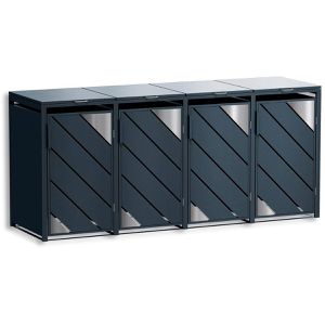 Produktbild für Mülltonnenbox Metzler MMB-7-4X, Metall