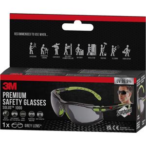 Produktbild für Schutzbrille 3M Solus Scotchgard Protector 1000, S1CB-1, grau
